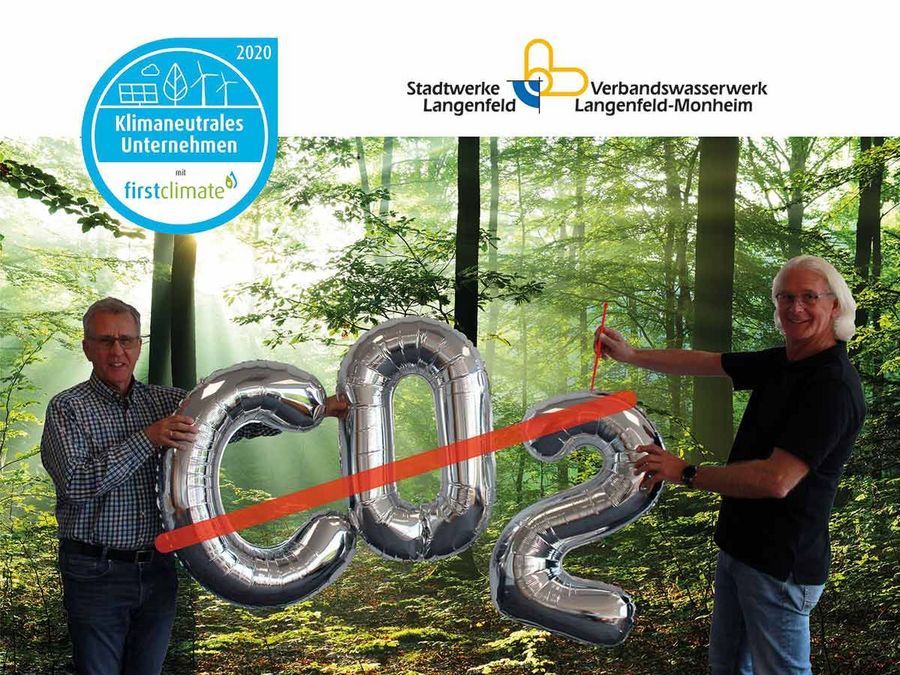Stadtwerke Langenfeld und Verbandswasserwerk Langenfeld-Monheim sind klimaneutral Stadtwerke Langenfeld und Verbandswasserwerk Langenfeld-Monheim sind klimaneutral